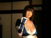 Airu oshima busty natural tits cosplay Mai Shiranui